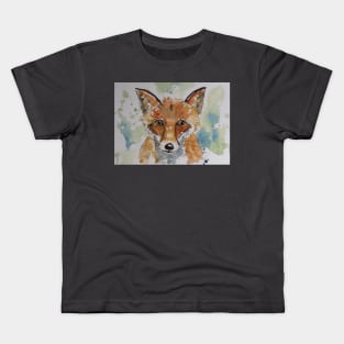 Red Fox Portrait Kids T-Shirt